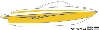 AP-REIN-02 - Reinell Series 2 Color Vinyl Boat Graphics Kit