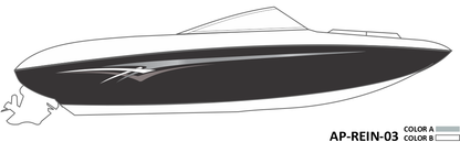 AP-REIN-03 - Reinell Series 2 Color Vinyl Boat Graphics Kit