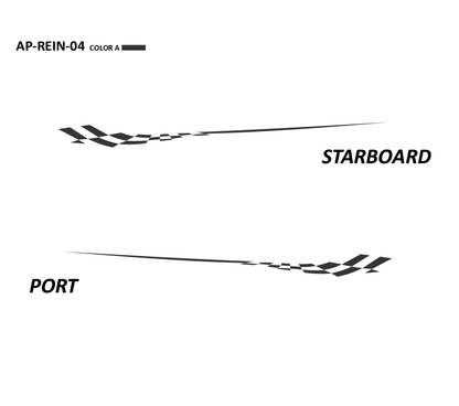 AP-REIN-04 - Reinell Series 1 Color Vinyl Boat Graphics Kit