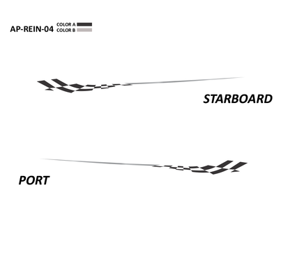 AP-REIN-04 - Reinell Series 2 Color Vinyl Boat Graphics Kit