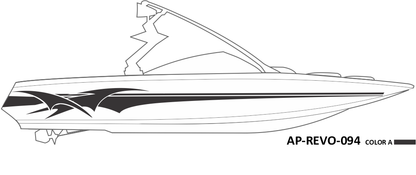 AP-REVO-094 - Revolution Series 1 Color Vinyl Boat Graphics Kit