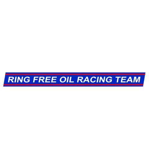 Ring Free Motor Oil Fender Decal - 30 Inches x 3 Inches