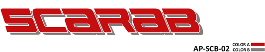 AP-SCB-02 - Scarab Series 2 Color Vinyl Scarab Logo