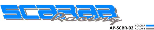 AP-SCBR-02 - Scarab Series 2 Color Vinyl Scarab Racing Logo