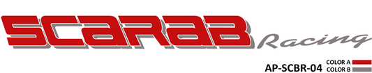 AP-SCBR-04 - Scarab Series 2 Color Vinyl Scarab Racing Logo