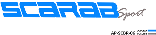 AP-SCBR-06 - Scarab Series 2 Color Vinyl Scarab Sport Logo