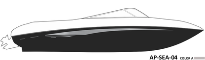 AP-SEA-04 - Sea Ray Series 1 Color Vinyl Boat Graphics Kit