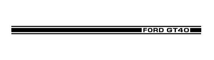 Sill Stripes Set - FORD GT40