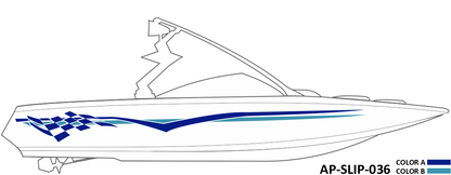AP-SLIP-036 - Slipstream Series 2 Color Vinyl Boat Graphics Kit