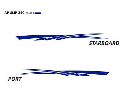 AP-SLIP-350 - Slipstream Series 1 Color Vinyl Boat Graphics Kit