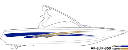 AP-SLIP-350 - Slipstream Series 2 Color Vinyl Boat Graphics Kit