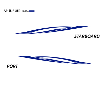AP-SLIP-354 - Slipstream Series 1 Color Vinyl Boat Graphics Kit