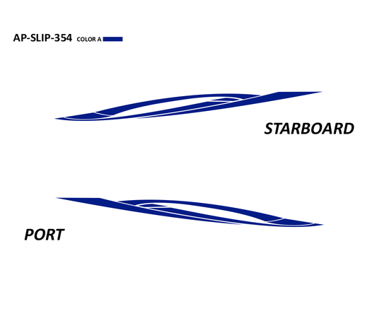AP-SLIP-354 - Slipstream Series 1 Color Vinyl Boat Graphics Kit