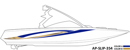 AP-SLIP-354 - Slipstream Series 2 Color Vinyl Boat Graphics Kit