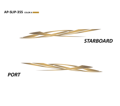 AP-SLIP-355 - Slipstream Series 1 Color Vinyl Boat Graphics Kit