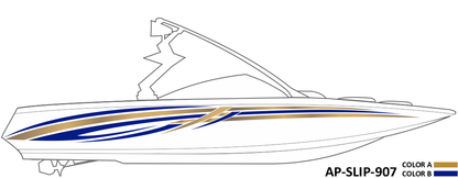 AP-SLIP-907 Slipstream Series 2 Color Vinyl Boat Graphics Kit