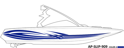 AP-SLIP-909 - Slipstream Series 1 Color Vinyl Boat Graphics Kit