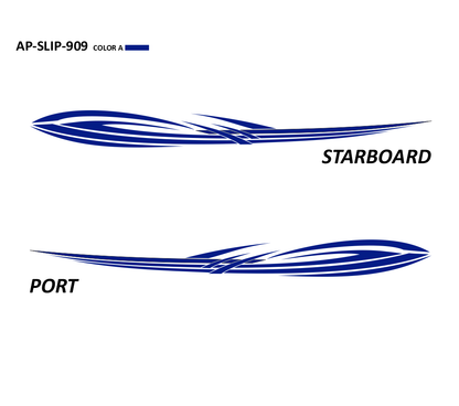 AP-SLIP-909 - Slipstream Series 1 Color Vinyl Boat Graphics Kit