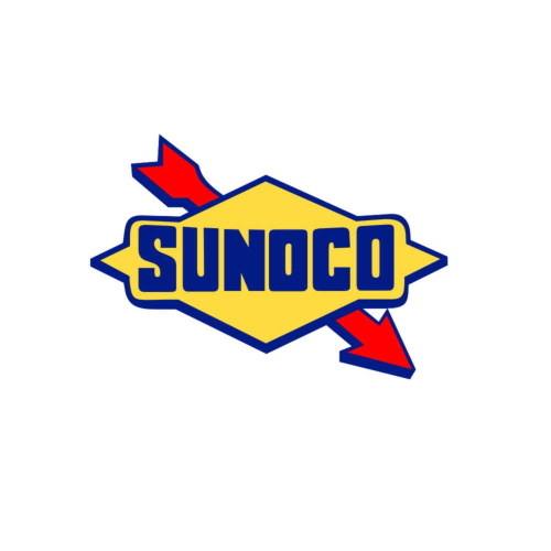 SUNOCO Sponsor Decal - 8 Inches x 5.5 Inches