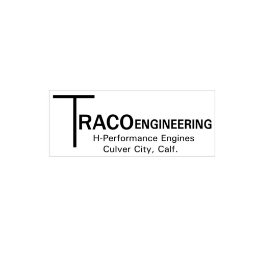 Traco Engineering Sponsor Decal - 5 Inches x 2 Inches