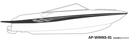 AP-WINNS-01 - Four Winns Series 1 Color Vinyl Boat Graphics Kit