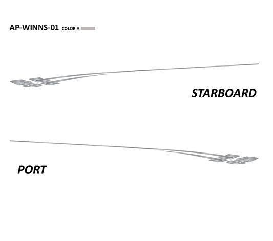 AP-WINNS-01 - Four Winns Series 1 Color Vinyl Boat Graphics Kit