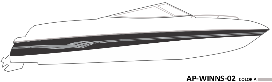 AP-WINNS-02 - Four Winns Series 1 Color Vinyl Boat Graphics Kit
