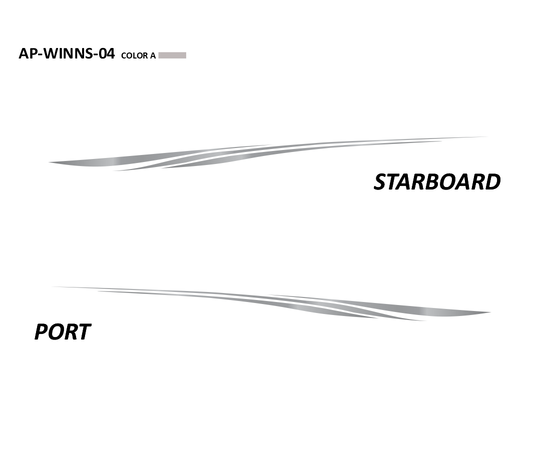 AP-WINNS-04 - Four Winns Series 1 Color Vinyl Boat Graphics Kit