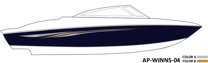 AP-WINNS-04 - Four Winns Series 2 Color Vinyl Boat Graphics Kit