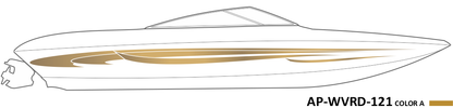 AP-WVRD-121 - Waverider Series 1 Color Vinyl Boat Graphics Kit