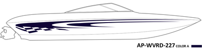 AP-WVRD-227 - Waverider Series 1 Color Vinyl Boat Graphics Kit