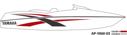 AP-YAM-03 - Yamaha Series 2 Color Vinyl Boat Graphics Kit