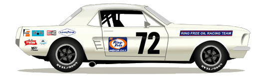 1966 Mustang - Ring Free Racing Team #72 Kit