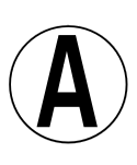 "A" Class Entry Marking Decal Set - 7" Round