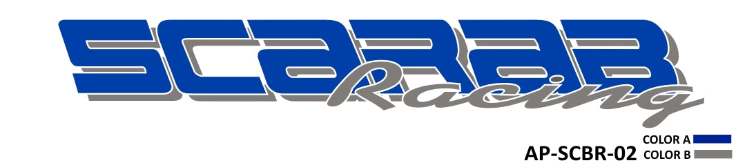 AP-SCBR-02 - Scarab Racing 2 Color Vinyl Logo