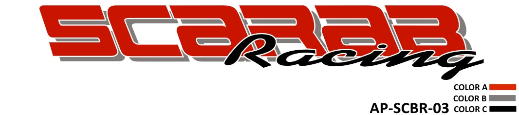 AP-SCBR-03 - Scarab Racing 3 Color Vinyl Logo – Raceline Digital