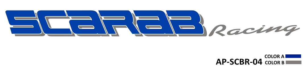 AP-SCBR-04 - Scarab Racing 2 Color Vinyl Logo – Raceline Digital